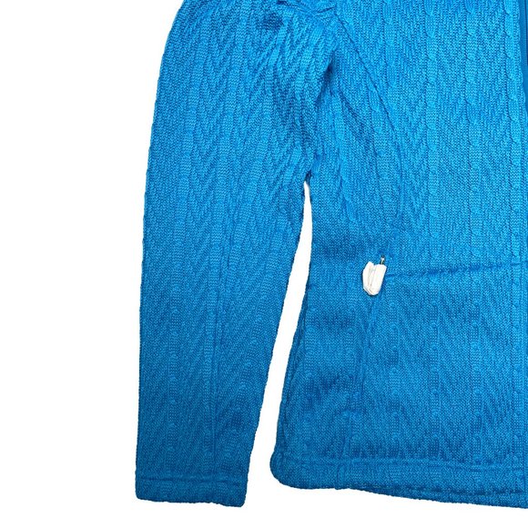 Spyder Hoody Cable Core Zipup - Baby Blue | Med - Picture 6 of 15